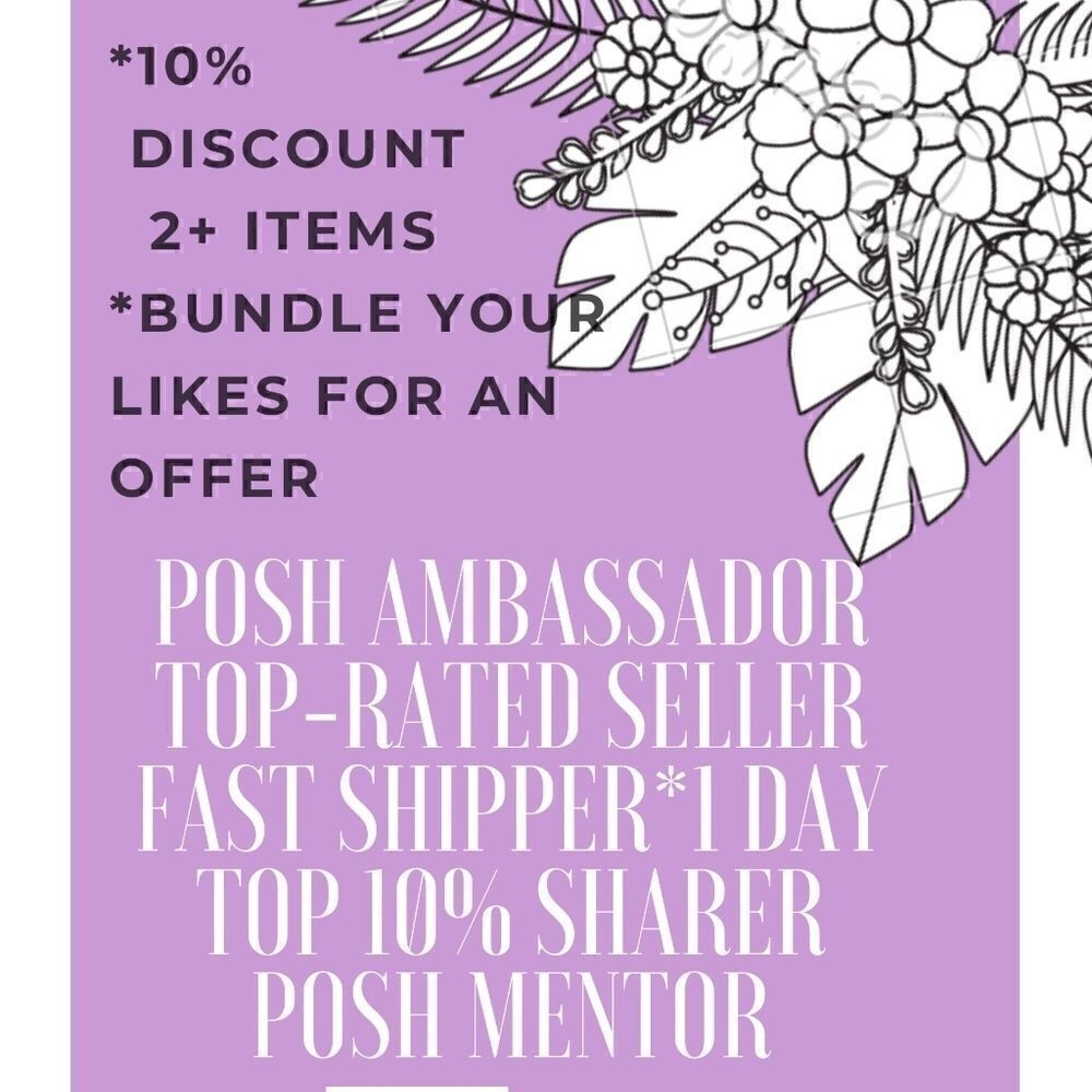 👒POSH AMBASSADOR👒TOP-RATED SELLER👒FAST SHIPPER 